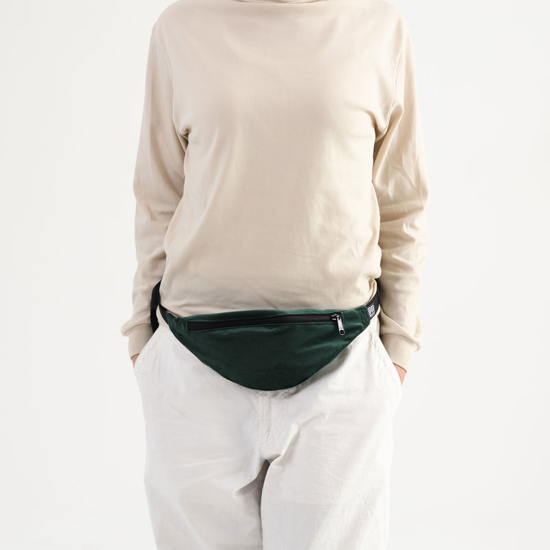 PP Berlin Bauchtasche Schmal, Samt, Damen Herren Unisex