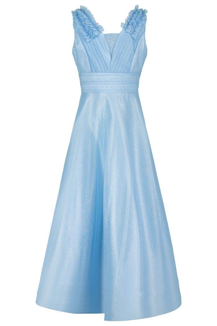 Prestije Kinderkleid aus Glitzertüll mit Trägern