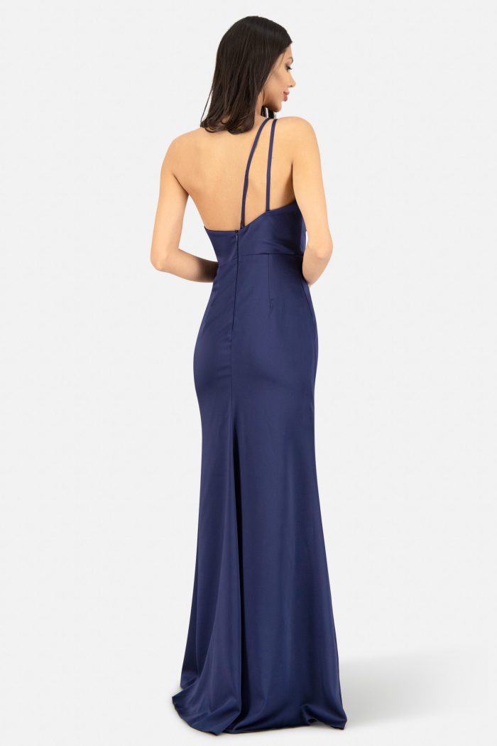 Prestije Maxikleid Satin Asymmetrisch