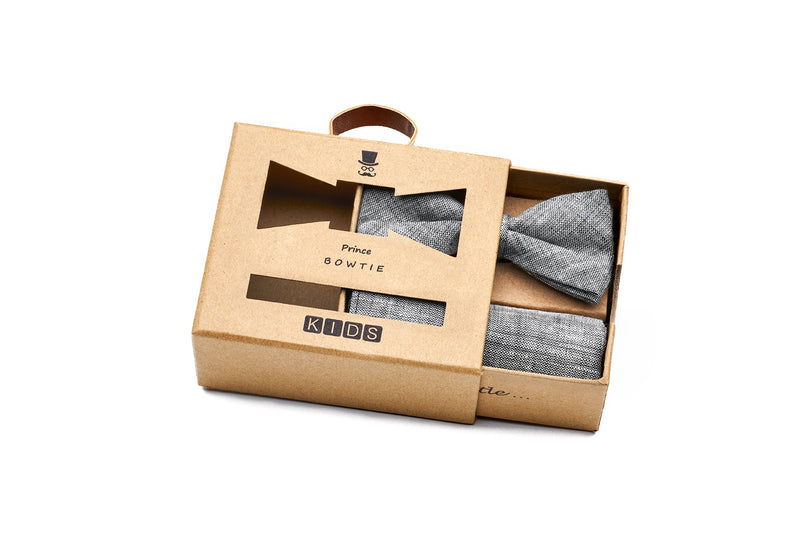 Prince Bowtie Kids Set - Fliege + Tuch