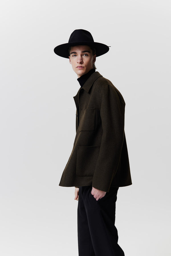 Prinz Berlin Merino Fedora Hut Classic Brim Schwarz