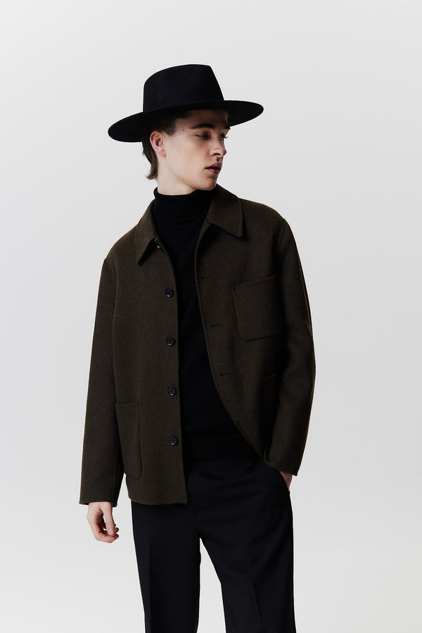 Prinz Berlin Merino Fedora Hut Classic Brim Schwarz