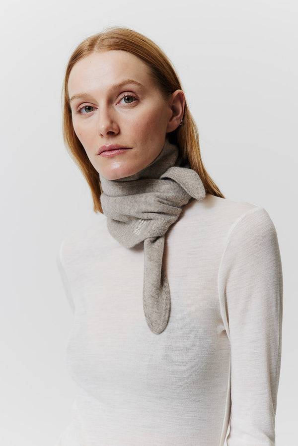 Prinz Berlin Kaschmir Bandeau Fine Knit Beige