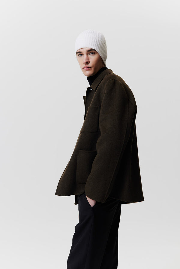 Prinz Berlin Kaschmir Beanie Rib Knit Off-White