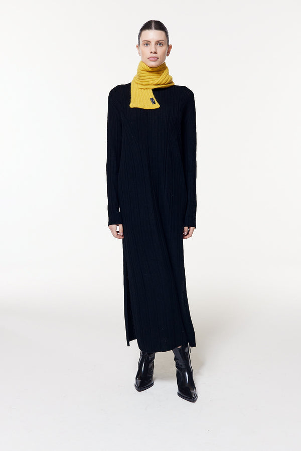 Prinz Berlin Kaschmir Kurzschal Hand Knit Gelb