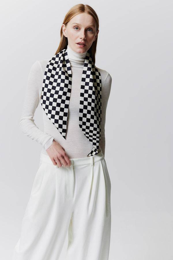 Prinz Berlin Seidenbandeau Illusion Schwarz