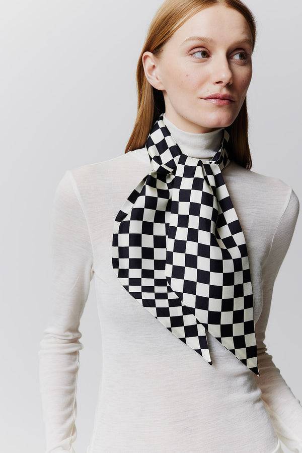 Prinz Berlin Seidenbandeau Illusion Schwarz