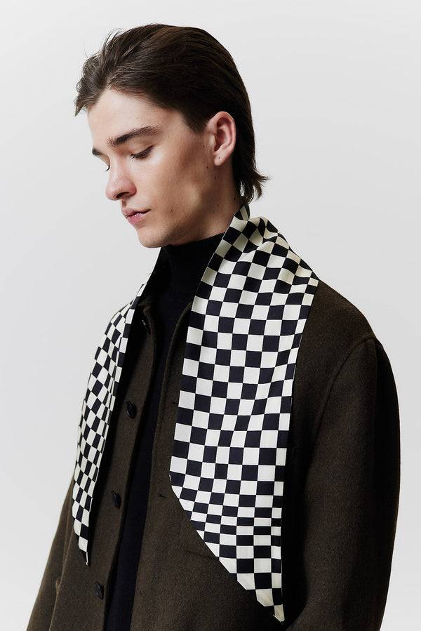 Prinz Berlin Seidenbandeau Illusion Schwarz