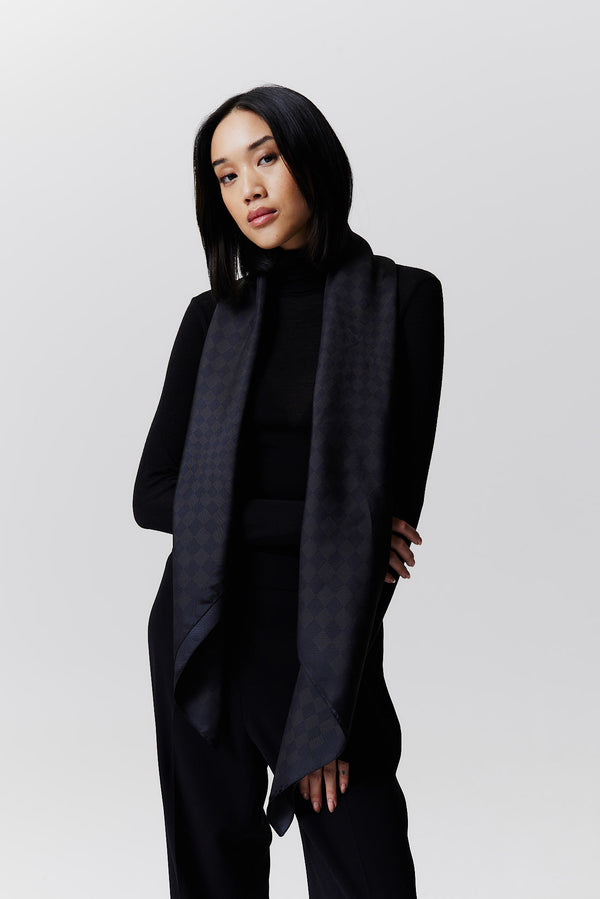 Prinz Berlin Seidentuch Illusion 123 Graphite