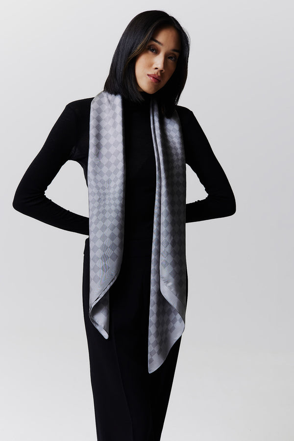 Prinz Berlin Seidentuch Illusion 123 Grau