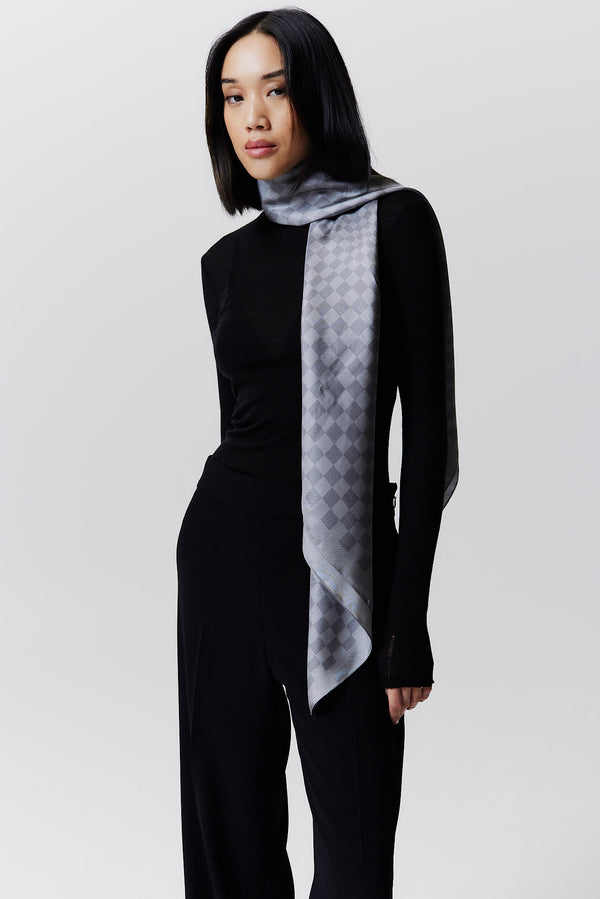 Prinz Berlin Seidentuch Illusion 123 Grau