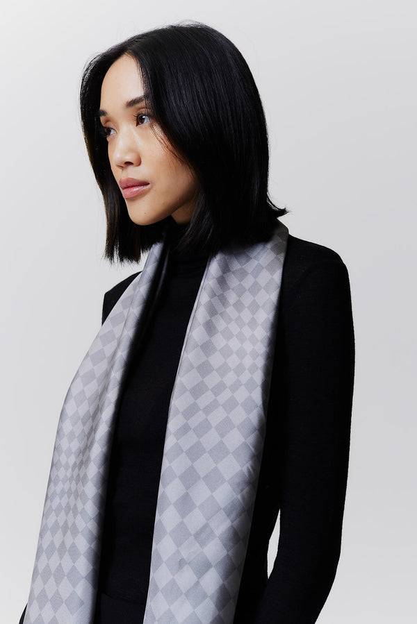 Prinz Berlin Seidentuch Illusion 123 Grau