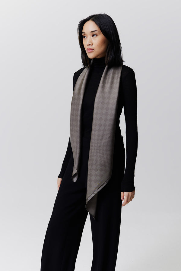 Prinz Berlin Seidentuch Illusion 123 Taupe