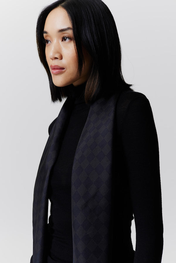 Prinz Berlin Seidentuch Illusion 90 Graphite