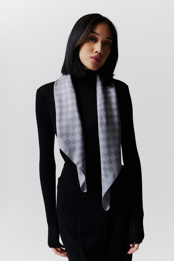 Prinz Berlin Seidentuch Illusion 90 Grau