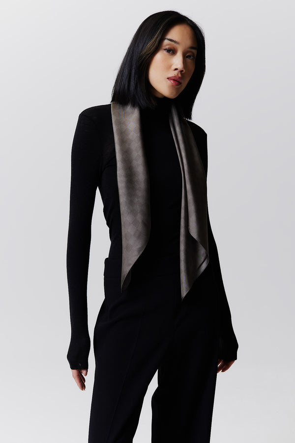 Prinz Berlin Seidentuch Illusion 90 Taupe