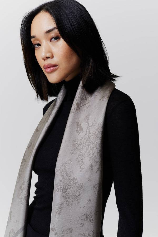 Prinz Berlin Seidentuch Toile Valentine 123 Taupe