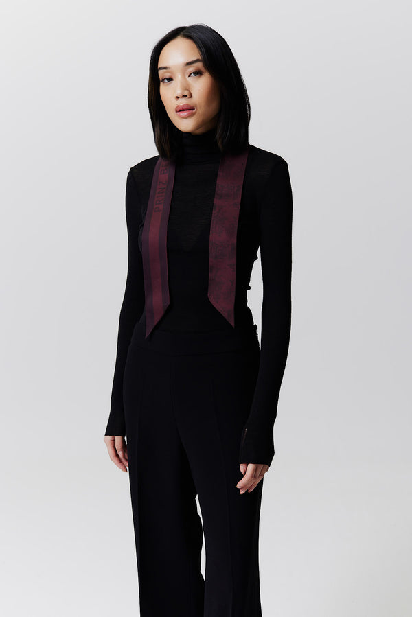 Prinz Berlin Seidentwilly Toile Valentine Bordeaux