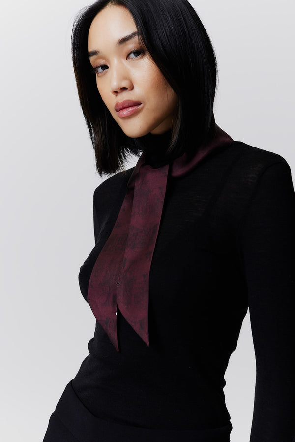 Prinz Berlin Seidentwilly Toile Valentine Bordeaux