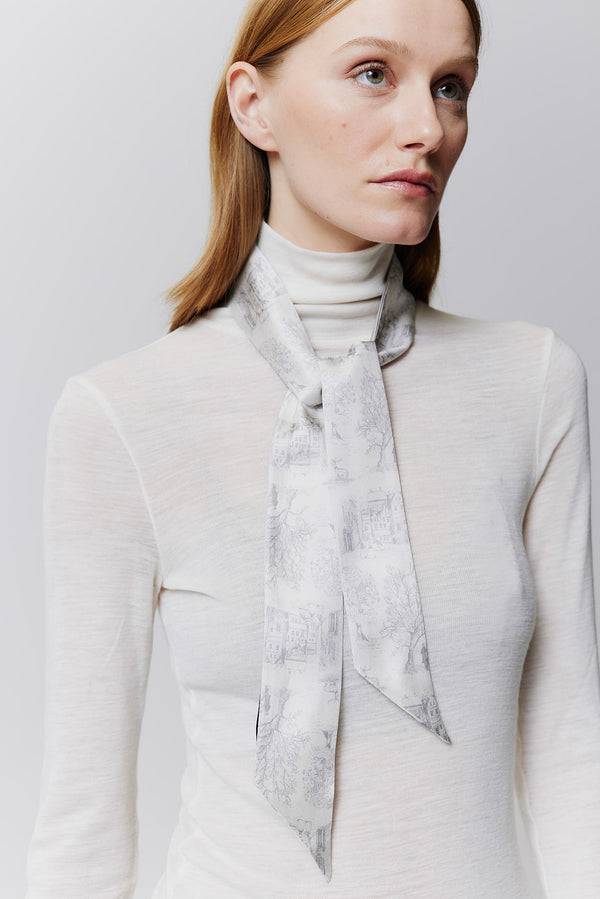 Prinz Berlin Seidentwilly Toile Valentine Grau