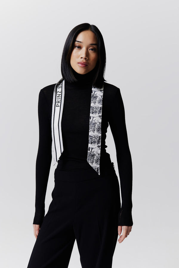 Prinz Berlin Seidentwilly Toile Valentine Weiß