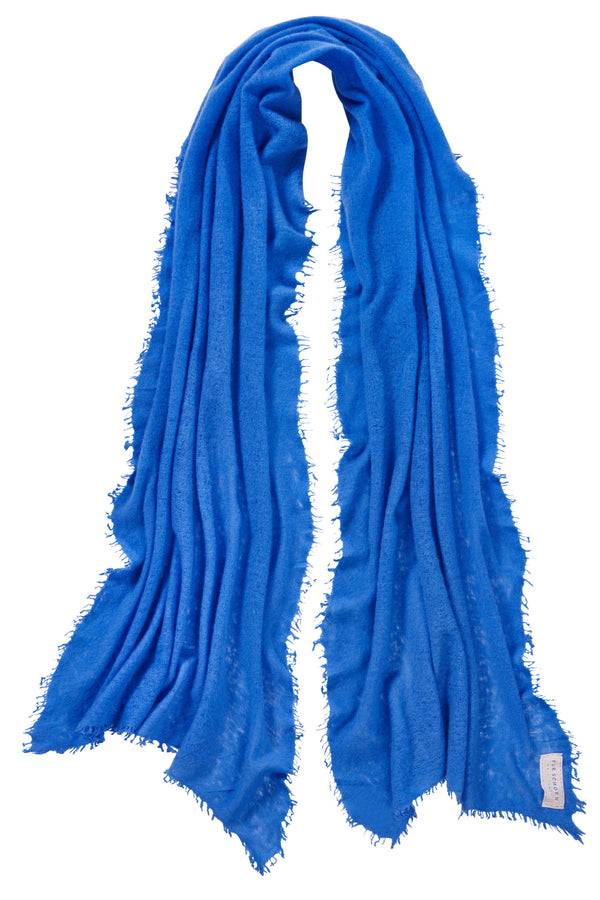 Pur Schoen Schal Atlantikblau