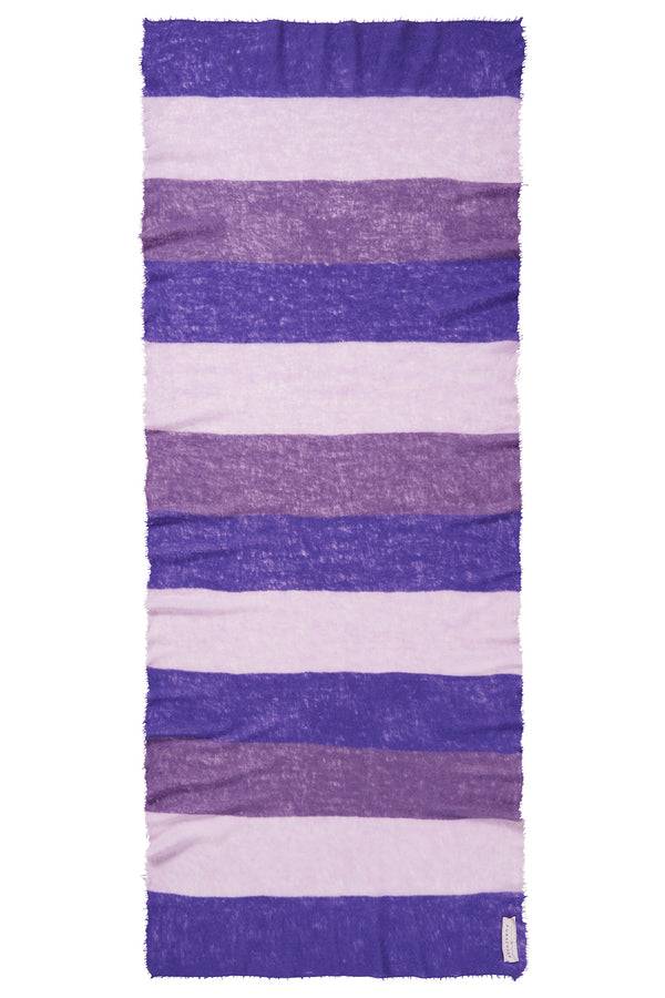 Pur Schoen Schal Block 3 Pflaume