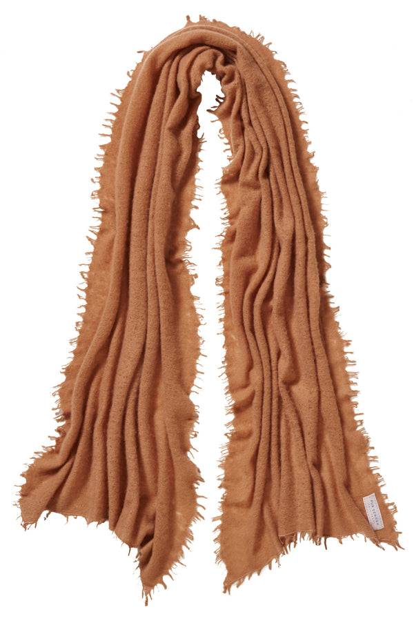 Pur Schoen Schal Camel