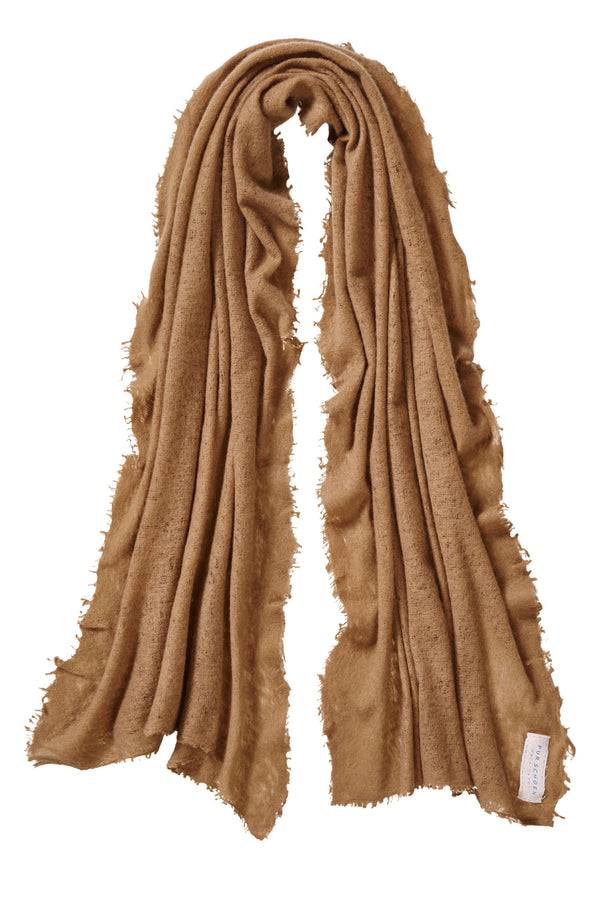 Pur Schoen Schal Camel II