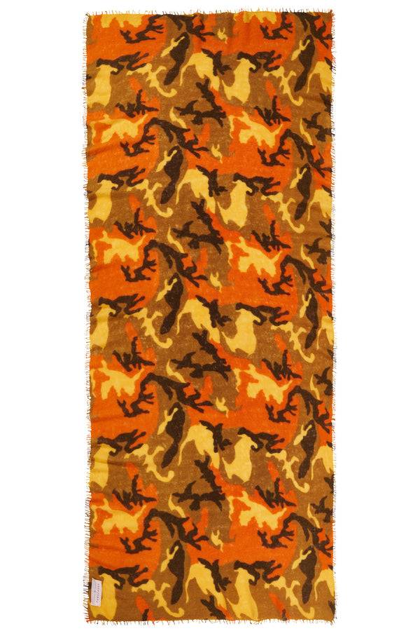 Pur Schoen Schal Camo Herbstrausch