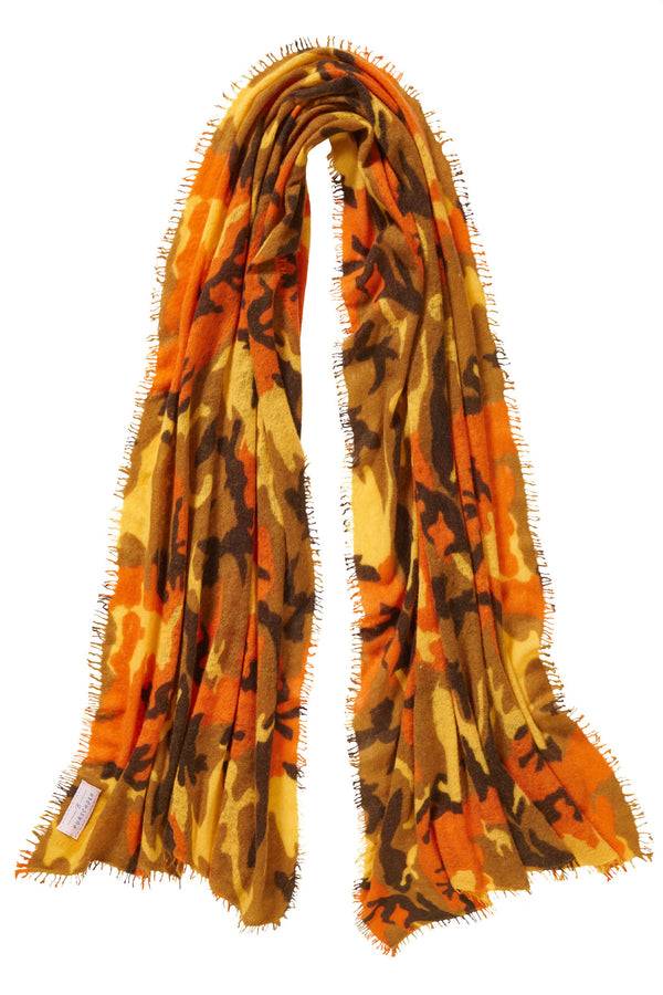 Pur Schoen Schal Camo Herbstrausch