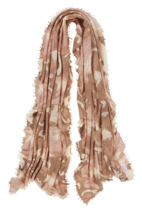 Pur Schoen Schal Camo Nougat-camel Classic
