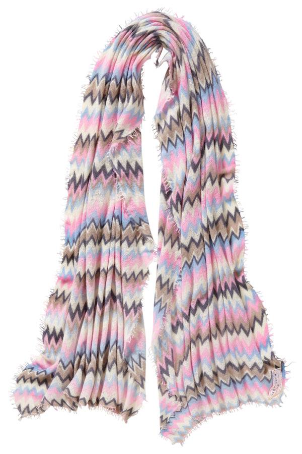 Pur Schoen Schal Chevron Eiscreme