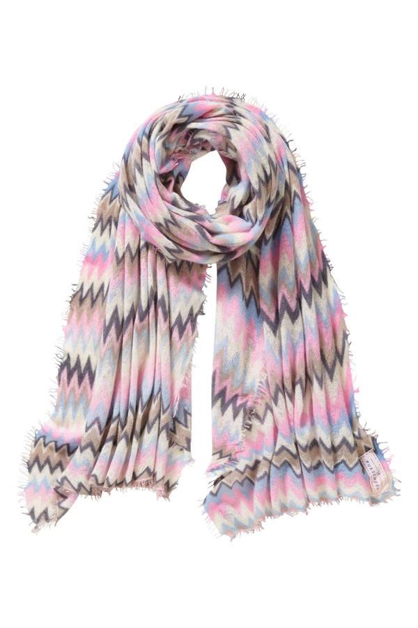 Pur Schoen Schal Chevron Eiscreme