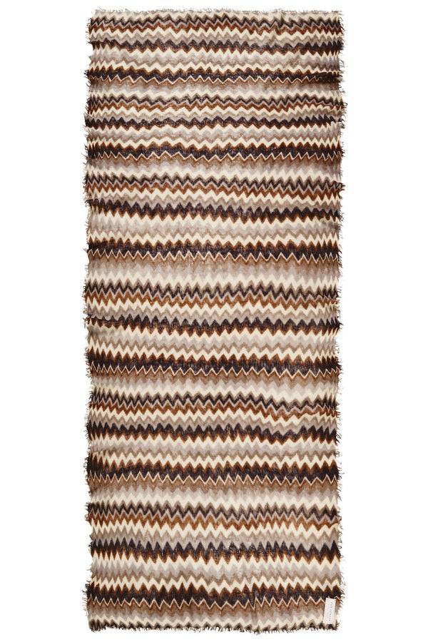 Pur Schoen Schal Chevron Testa Moro-stone II