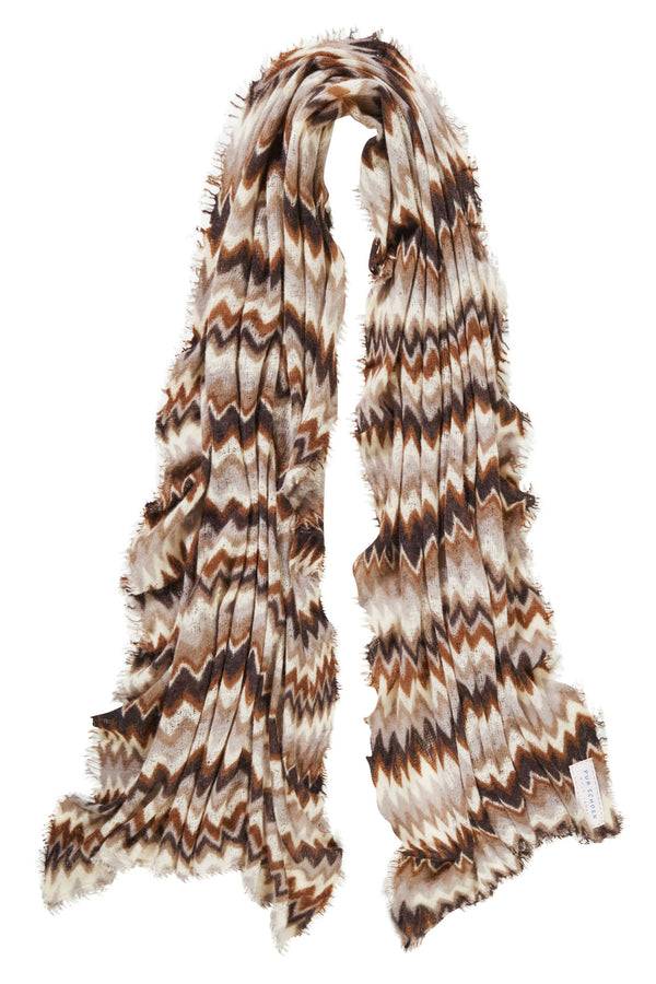 Pur Schoen Schal Chevron Testa Moro-stone II