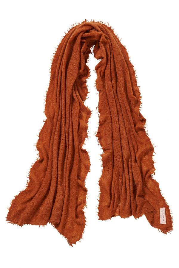 Pur Schoen Schal Cognac