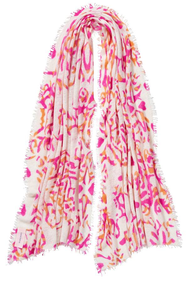 Pur Schoen Schal Djungle Heart Pink