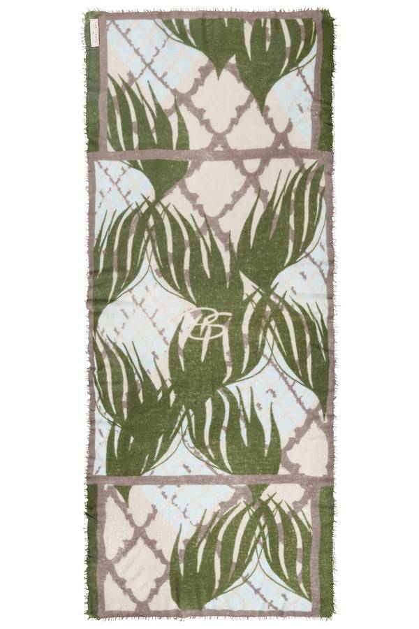 Pur Schoen Schal Feuervogel Moos