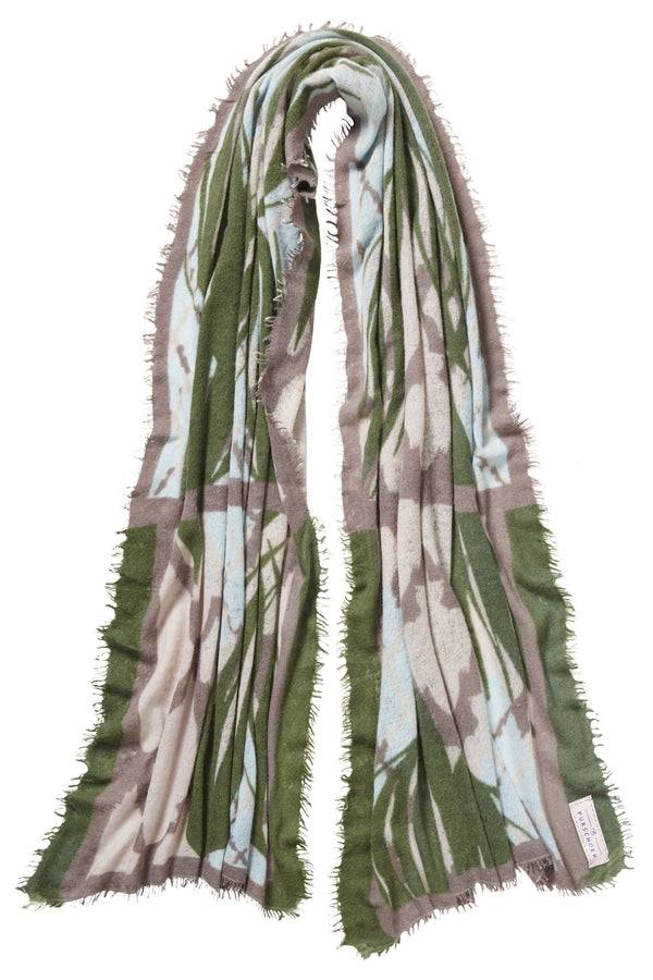 Pur Schoen Schal Feuervogel Moos