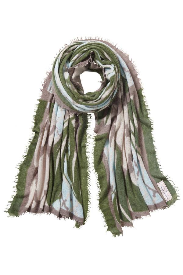 Pur Schoen Schal Feuervogel Moos