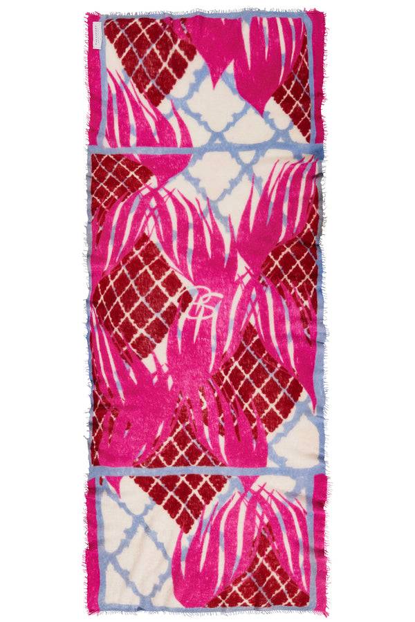 Pur Schoen Schal Feuervogel Red