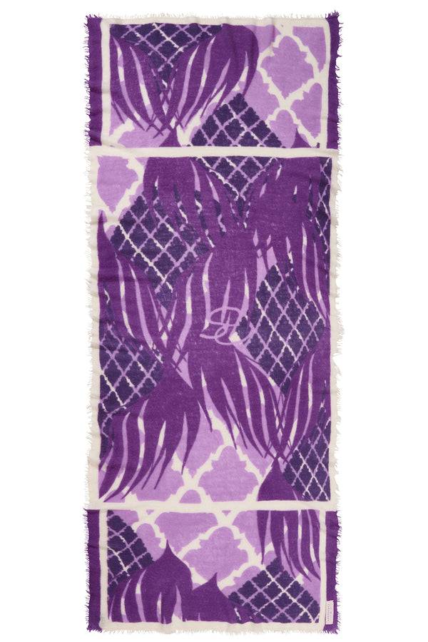 Pur Schoen Schal Feuervogel Violett