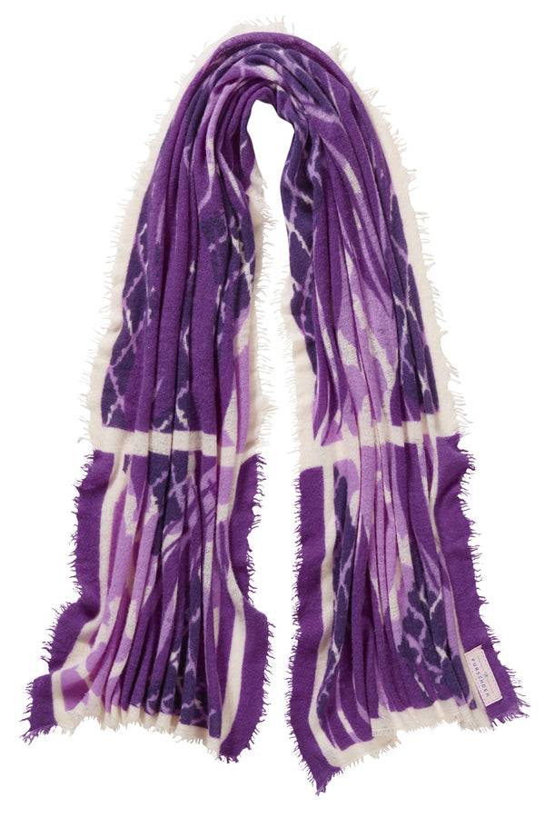 Pur Schoen Schal Feuervogel Violett