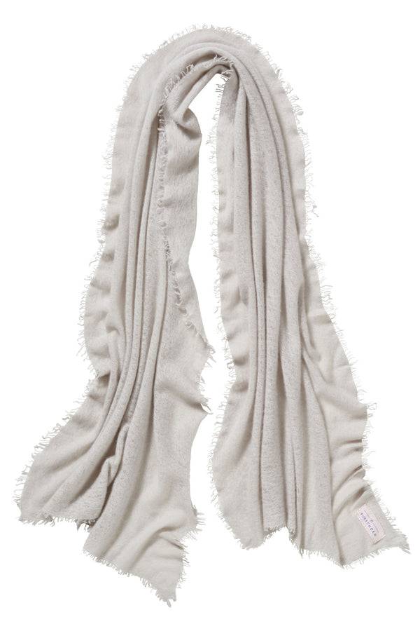Pur Schoen Schal Graubeige