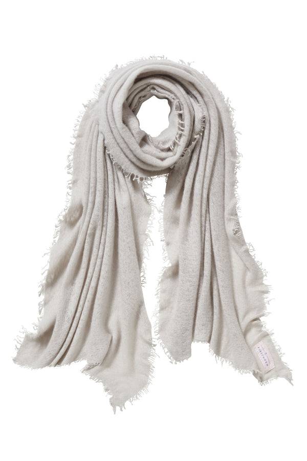 Pur Schoen Schal Graubeige