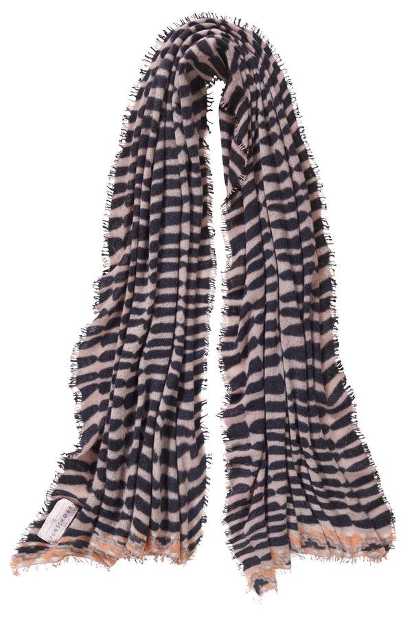 Pur Schoen Schal Habbat Black-nougat