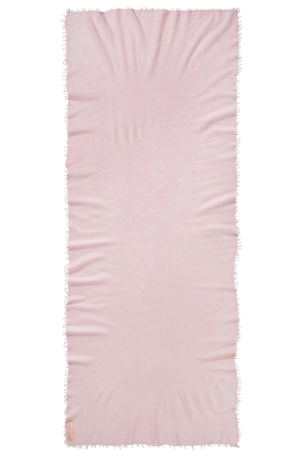 Pur Schoen Schal Hell Rose