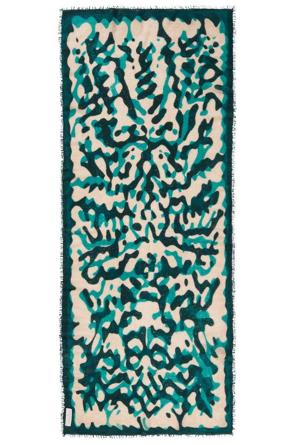 Pur Schoen Schal Kalahari Aquamarin-green Dark