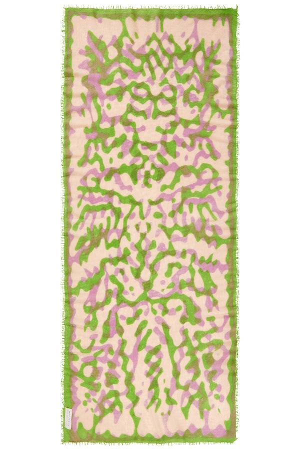 Pur Schoen Schal Kalahari Flieder-lime